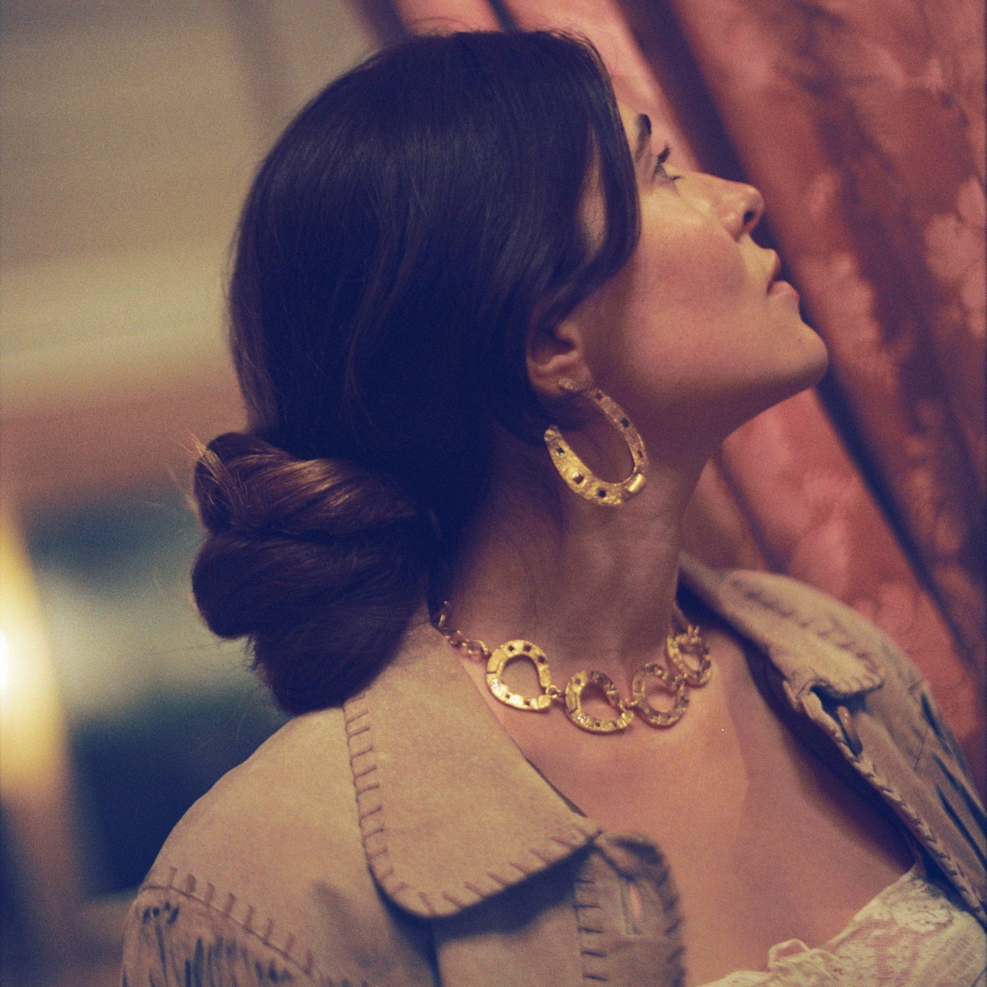 Golden Horseshoe Necklace