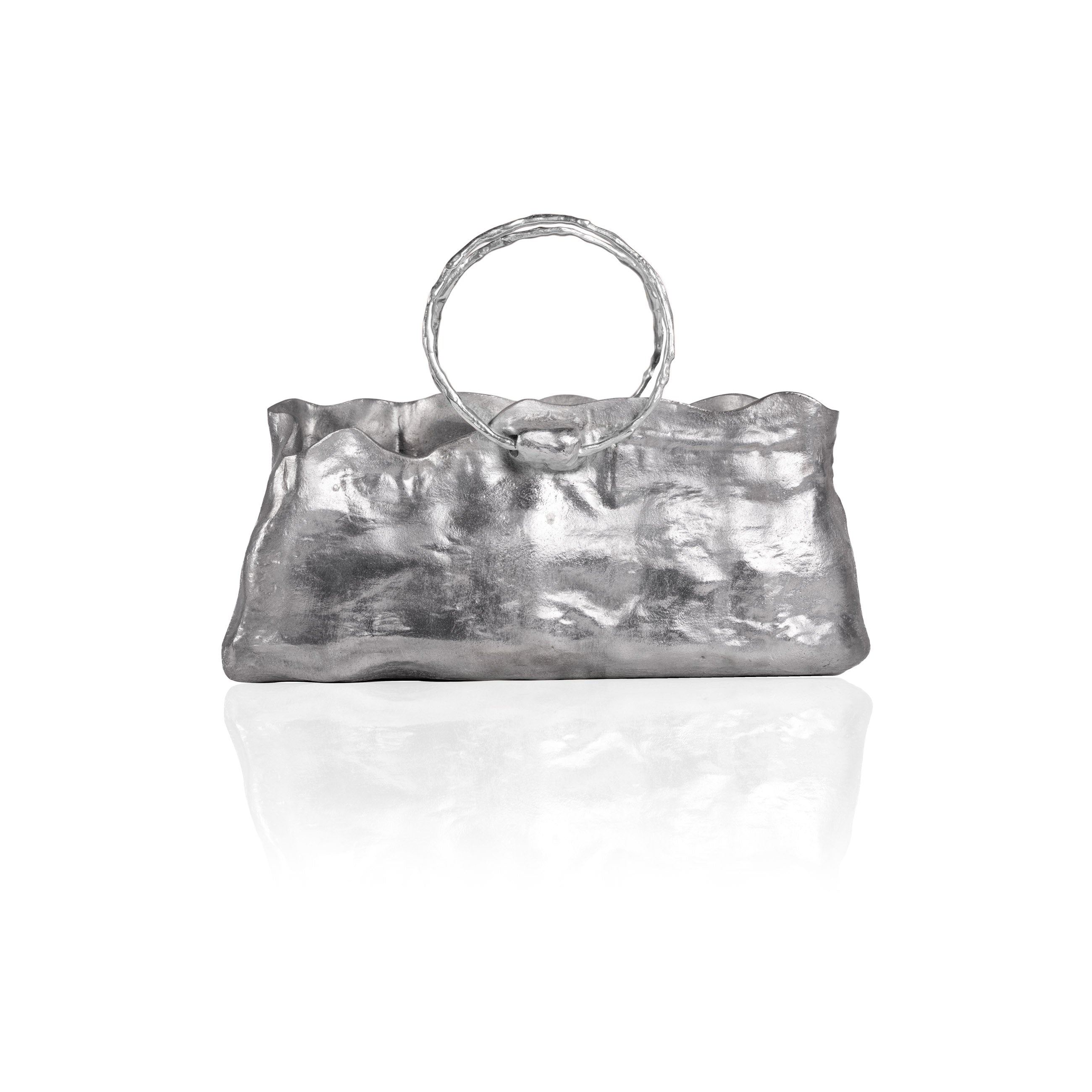 Mini Silver Handbag