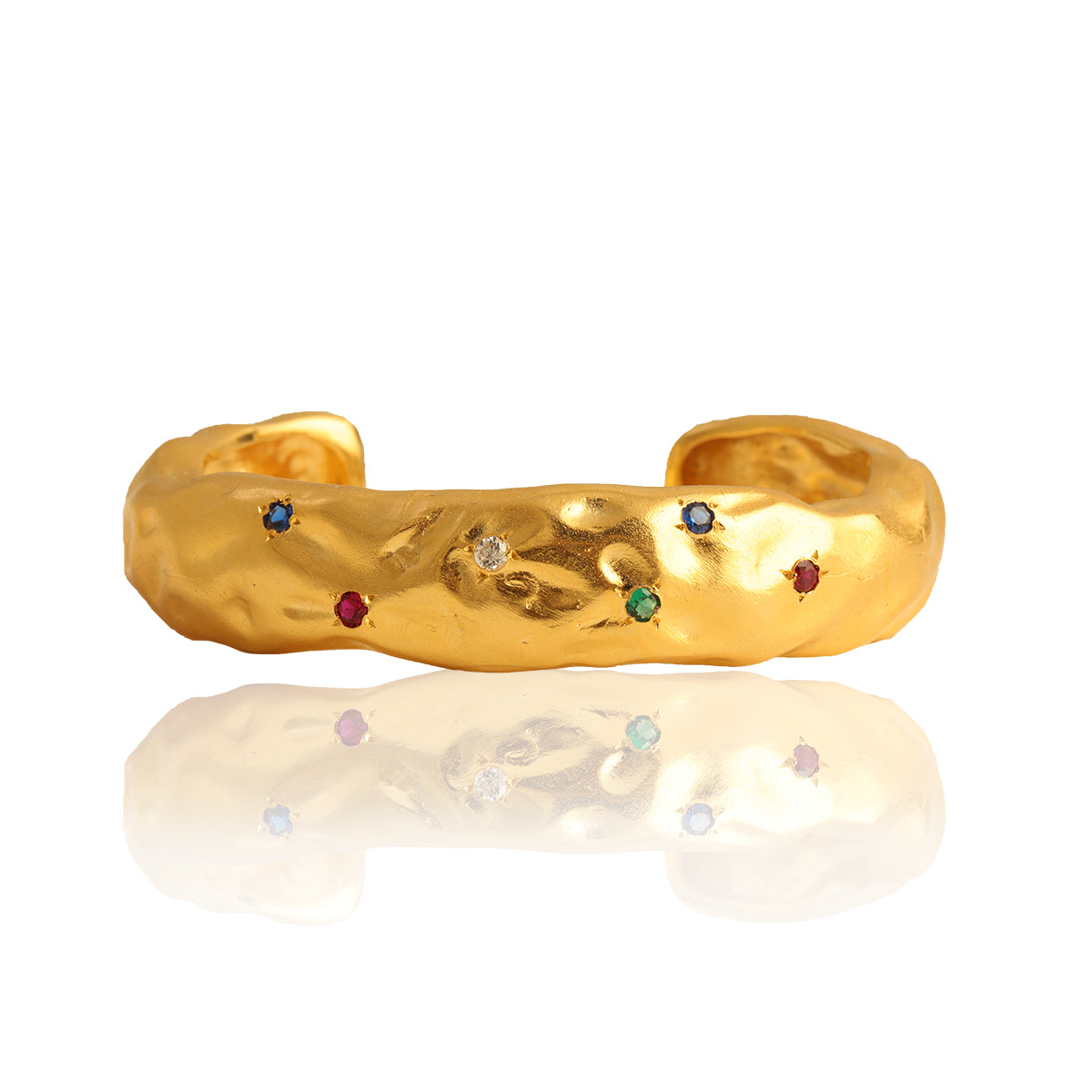 Chunky Gem Cuff