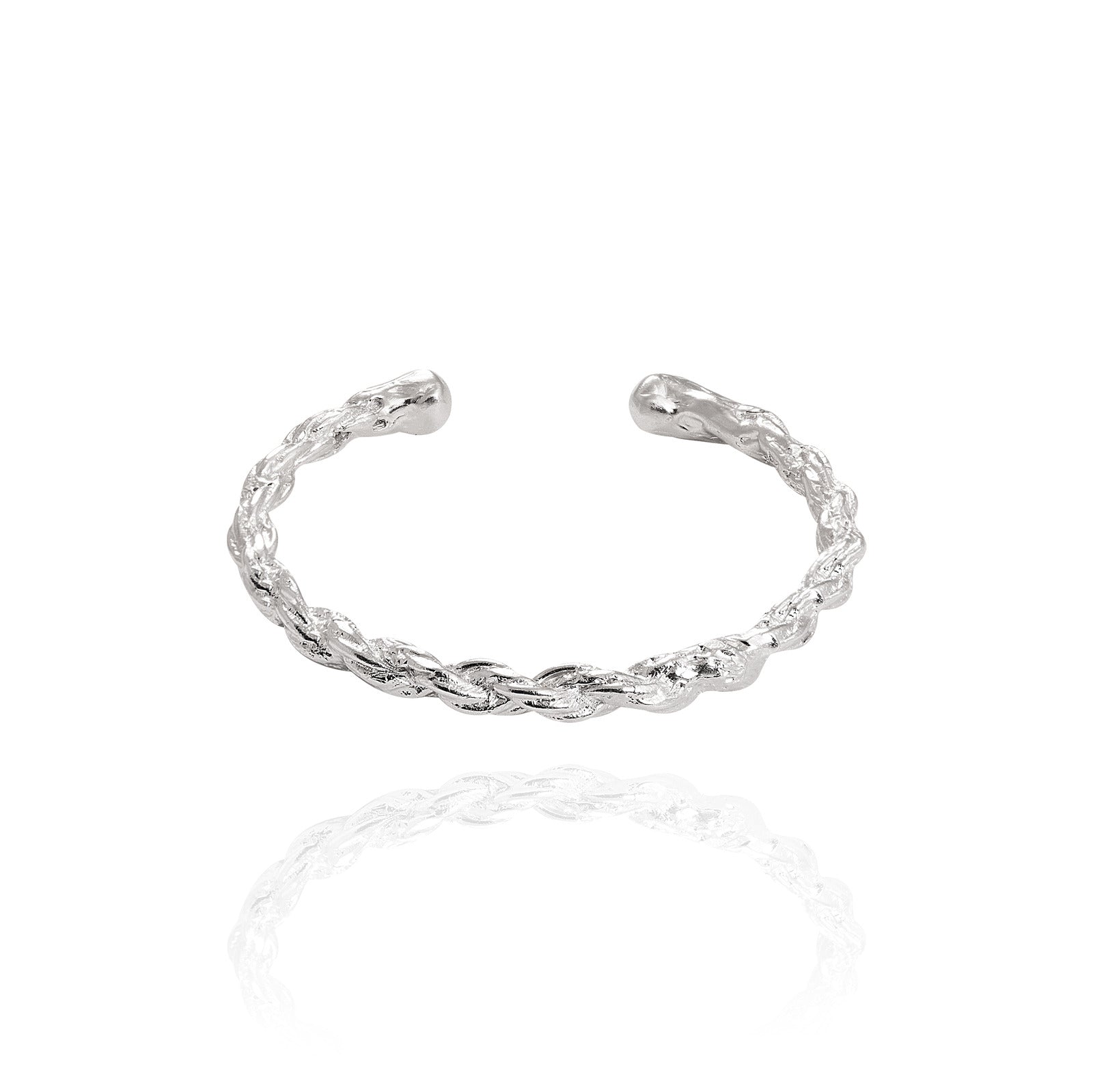 Silver Rope Bracelet