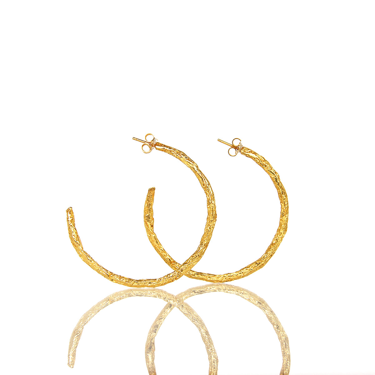 Gold-Foil-Hoops-Alexandra-Hakim-Jewellery