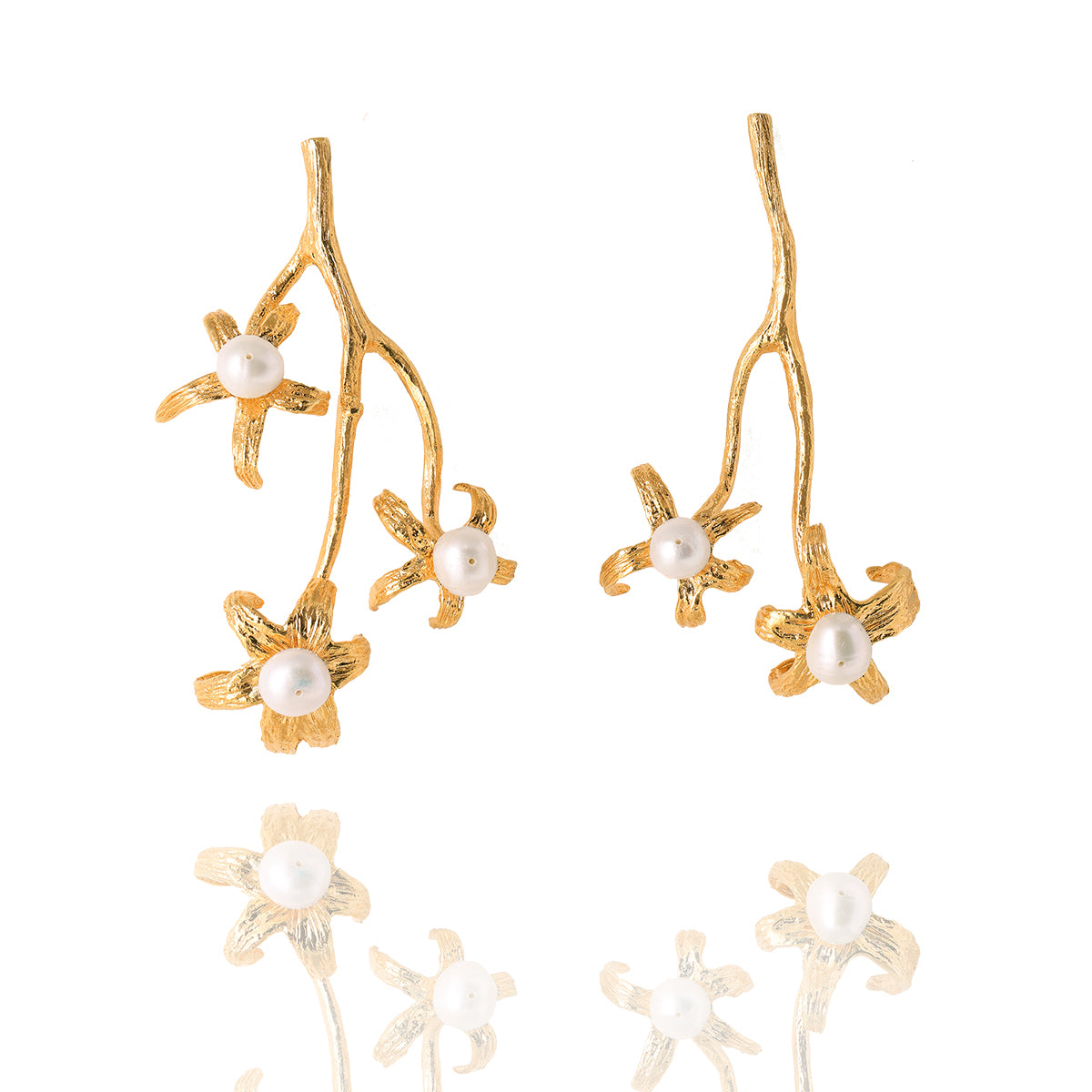 Golden Tomato Earrings