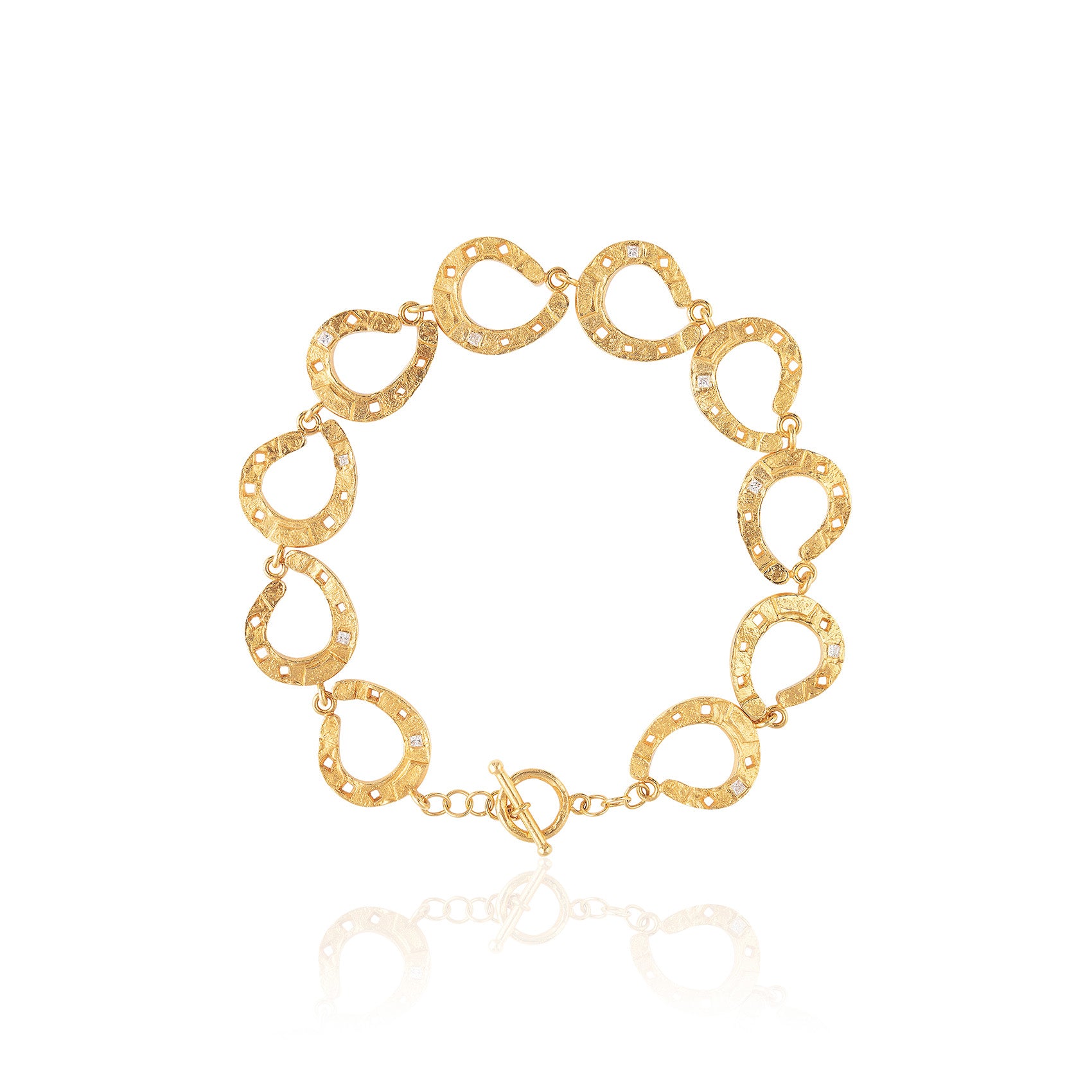 Golden Horseshoe Necklace