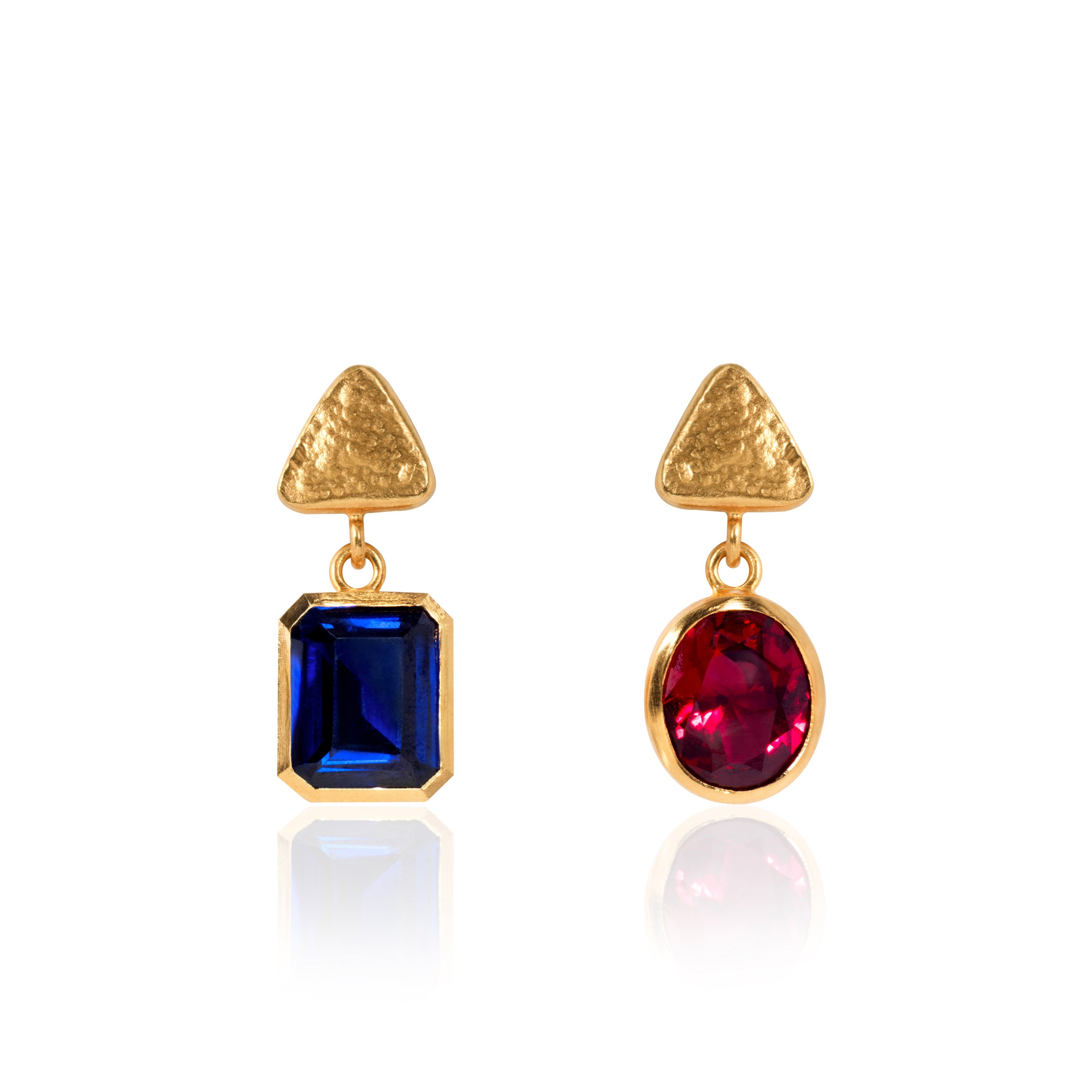 Golden Gem Arrow Earrings
