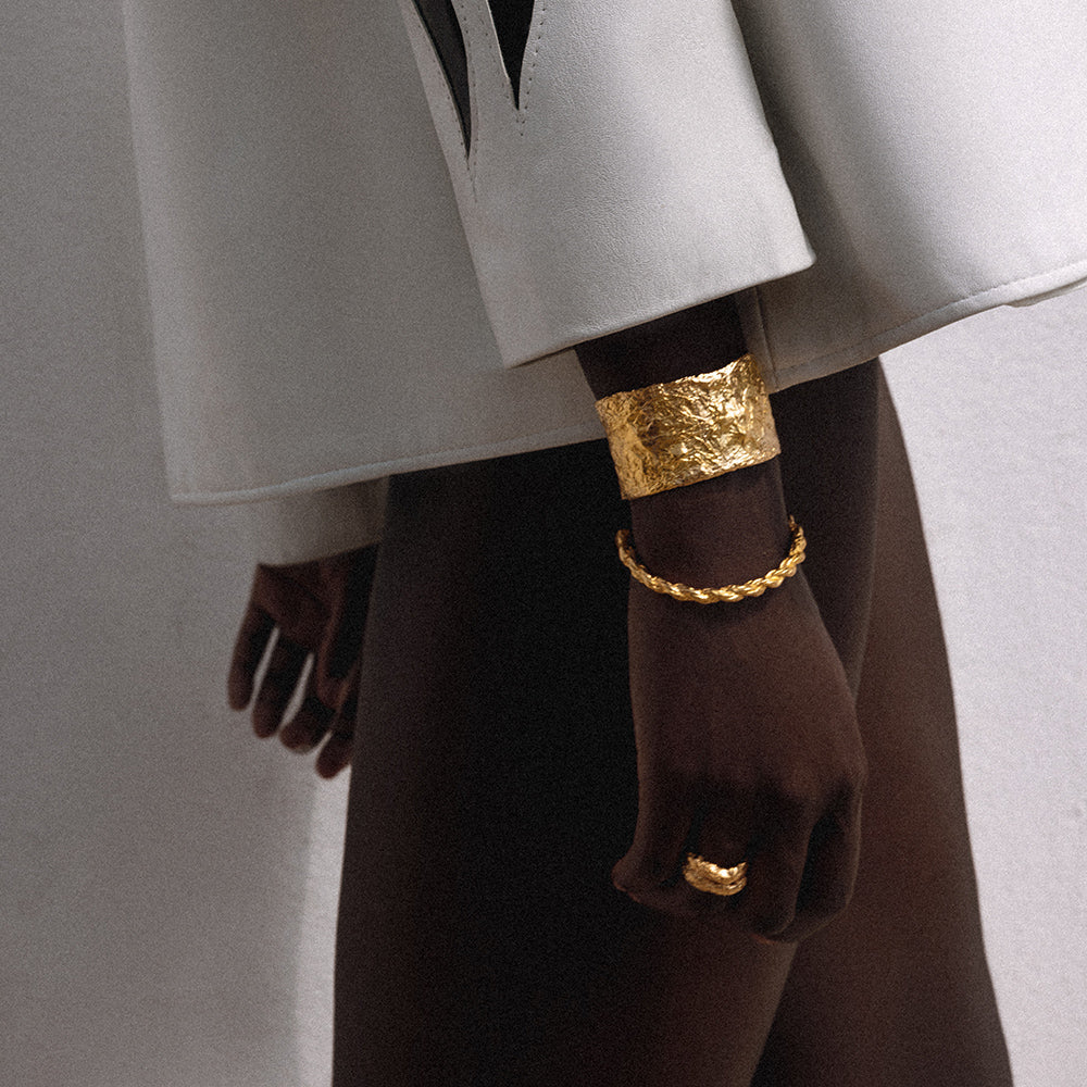 Gold Foil Cuff