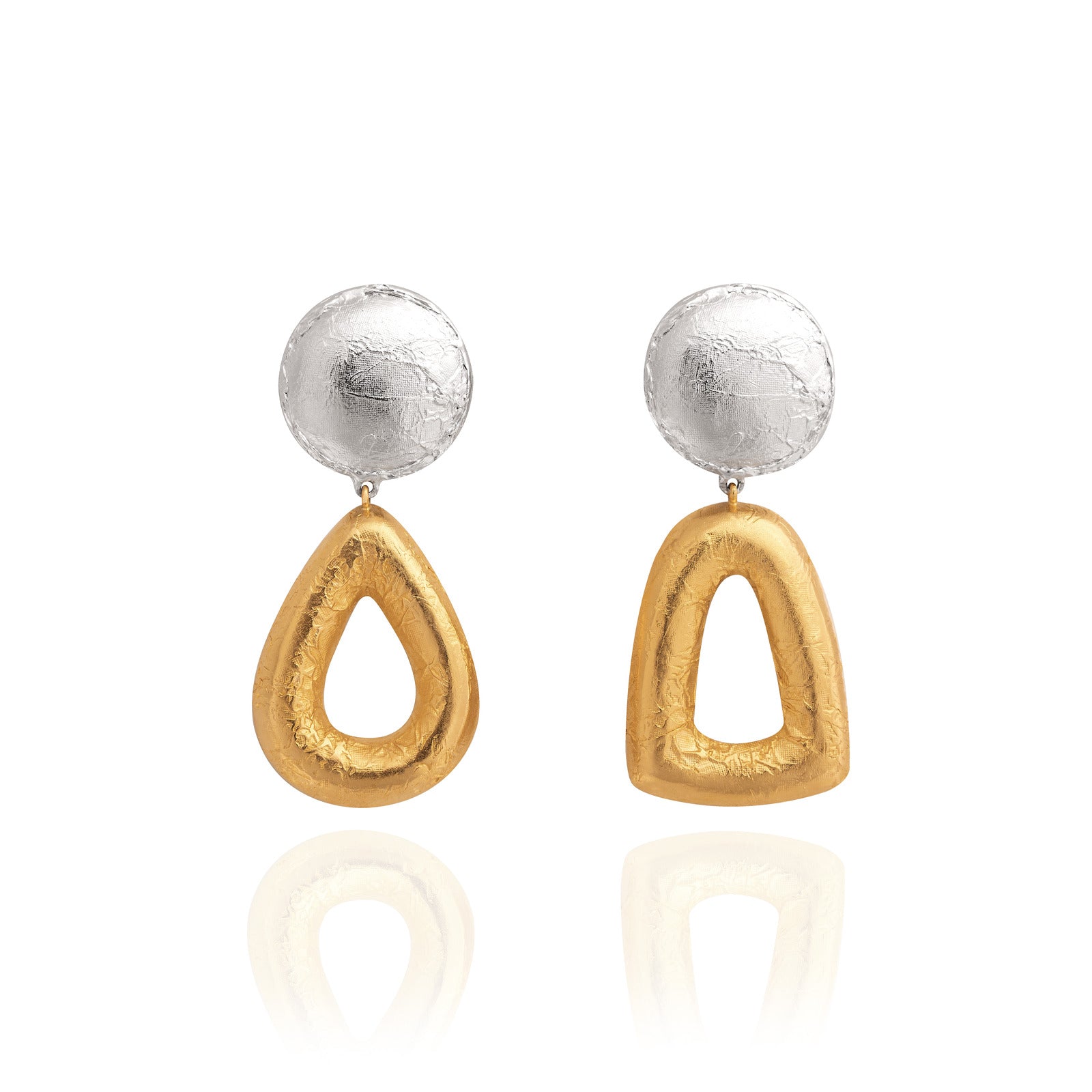 Two-tone Muse Earrings