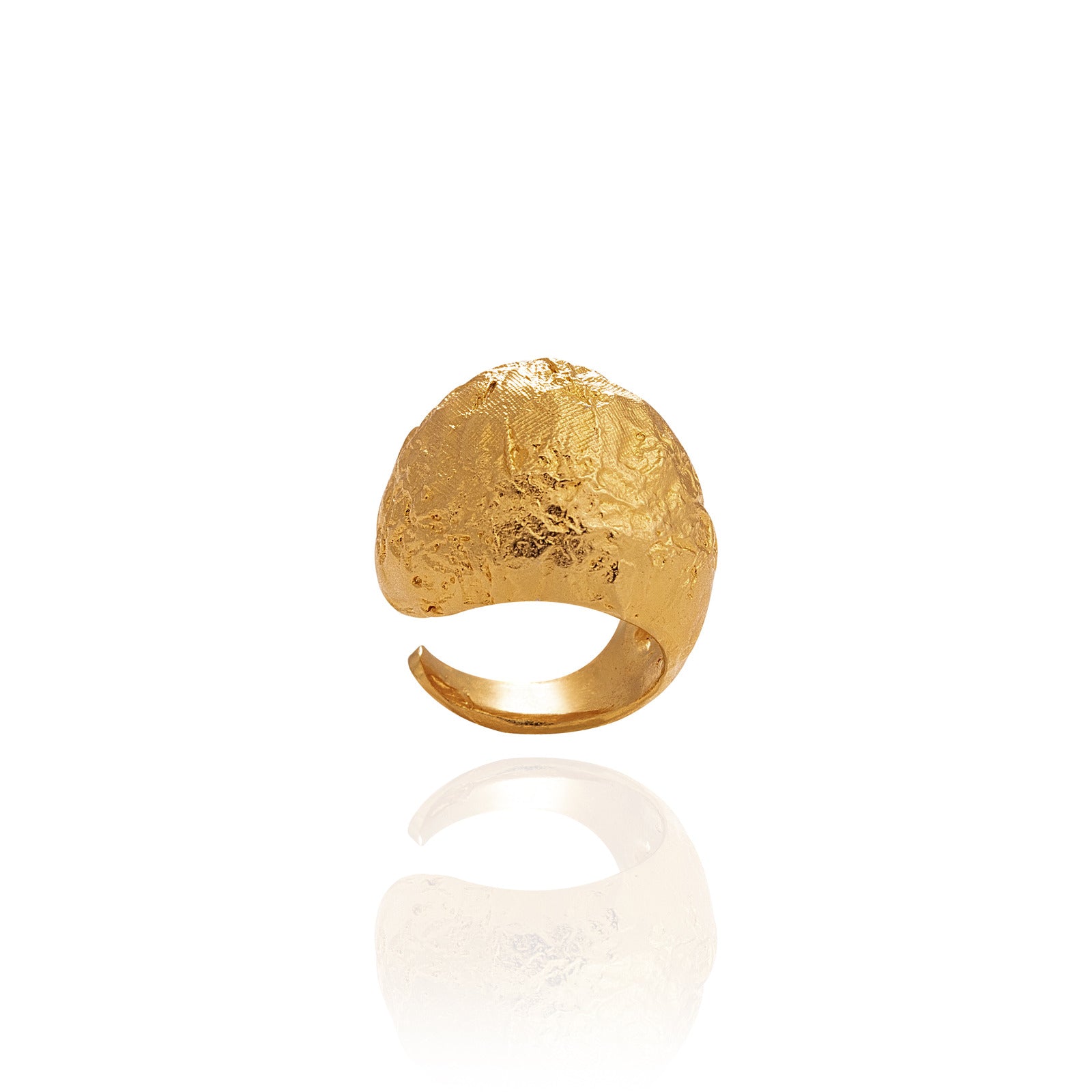 Gold Chocolate Foil Ring