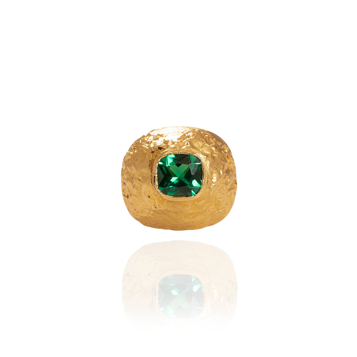 Haikem Rind Gem Chocolate Foil Ring | Gold Ring | Alexandra Hakim