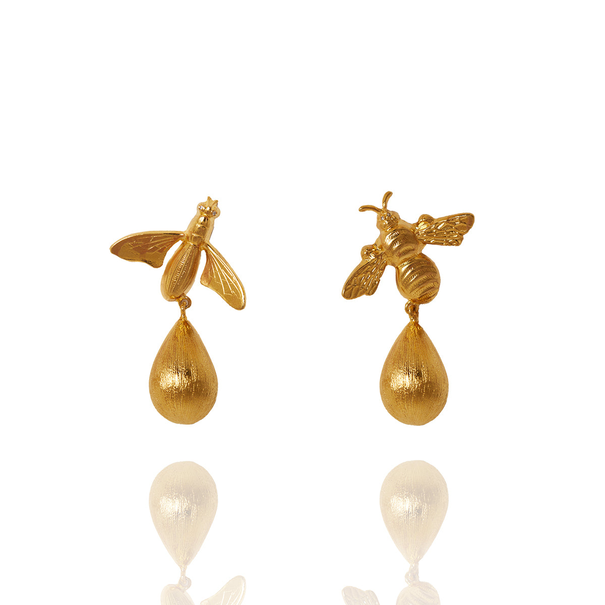 Bee Drop Earrings