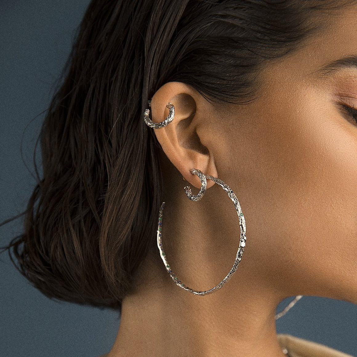 XL-Silver-Foil-Hoops-Alexandra-Hakim-Jewellery